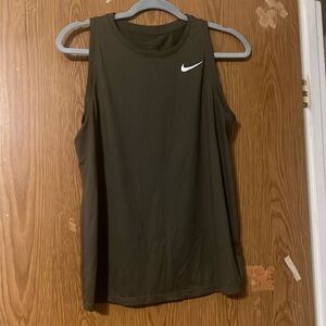 Nike Dri-Fit Tank Dark Green/Olive